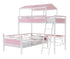 TWIN/TWIN WORKSTATION BUNK BED